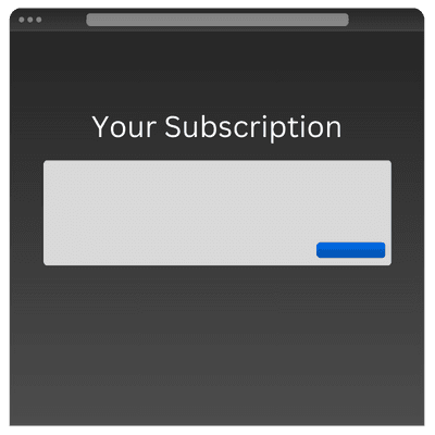 User dashboards for billing details and upgrades.